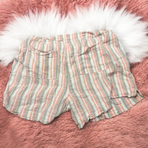 BRIGGS Striped COTTON STRETCHY SHORTS WITH POCKETS - Picture 2 of 3